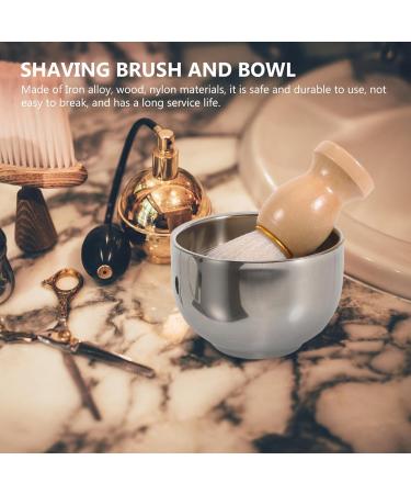 Lurrose Multi-Use Shave Brush Set | Men's Shaving Kit with Organizer | Beard & Hair Brush | Portable Wooden Brush - Buy Online on GoSupps.com