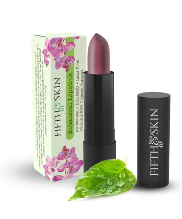 Fifth & Skin Botanical Lipstick (CHERRY) | Natural | Organic | Certified Cruelty Free | Paraben Free | Petroleum Free | Healthy | Moisturizing | Vibrant Color that's Good for your Lips!