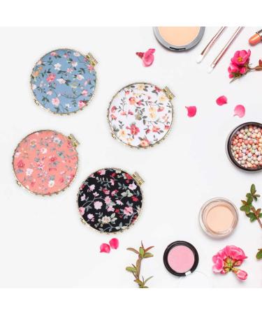 FRCOLOR 12pcs Floral Mirror Purses Women's Double-Sided Makeup Clutch - Portable Travel Vanity Gift for Girls - Buy Online on GoSupps.com