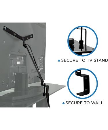 Mount It! TV Safety Straps - Child & Baby Proofing, Anti-Tip & Earthquake Protection, Heavy Duty Metal Connectors - Buy Online on GoSupps.com