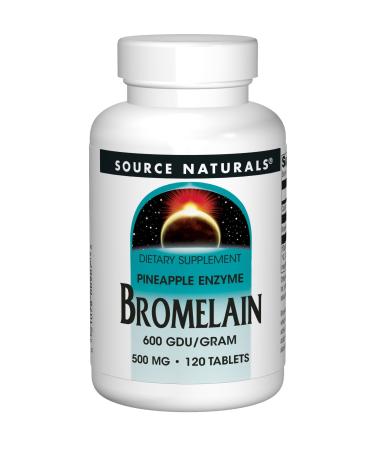 Source Naturals Bromelain 600 GDU/g 500 mg 120 Tablets