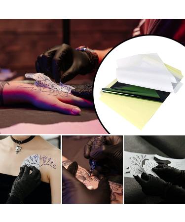 Tatt Stencil Transfer Paper 25PCS - Ultra HD Thermal Stencil Paper - Premium DIY Tracing Kit - Size A4 - Buy Online on GoSupps.com