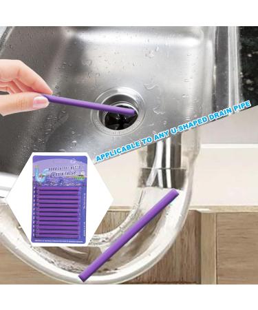 Drain Sticks Pipe Cleaning | Pipe Drain Cleaning Sticks Shower Drain Deodorizer Effective Drain Pipe Cleaning Sticks to Unclog Drains Sink Shower Drain Deodorizer 5 Different Scents Yuny Lavender - Buy Online on GoSupps.com