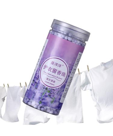 Laundry Enhancer Beads | Scented Booster Beads for Laundry | 200g Laundrys Scented Beads Clothing Fragrance Beads Laundry Fragrance Booster Beads Buogint Lavender Fragrance-200g