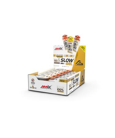 AMIX AMIX - Slow Gel Vitamin Supplement - 40 sachets of 45g - Absorbing light - Helps return fatigue and provides energy - Palate-based formula - Mixed citrus taste