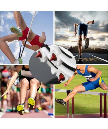 20 PCS 1/4 Inch Carbon Steel Track Spikes - Lightweight Sprinting Shoes Accessories - Red - Buy Online on GoSupps.com