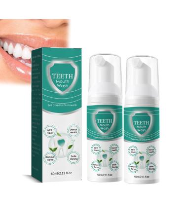 Jorondy teeth mouthwash herbs brightening mouth repair foam tooth -uphilling mouthwash foam foam -lively toothpaste tooth -lining mouthwash solve all oral problems (2PCs)