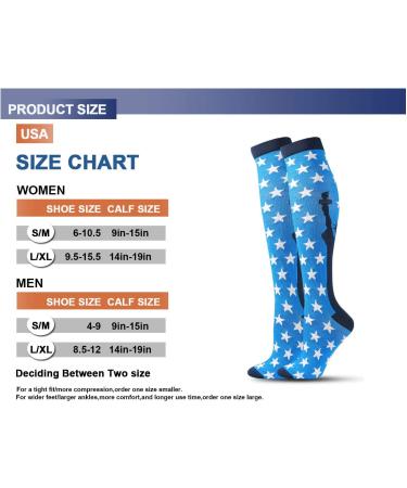 Randvi Compression Stockings for Men & Women (20-30 mmHg) - Ideal for Walking Travel Cycling & Pregnancy - Dark Blue (L/XL) - Relief for Edema & Nurses - Buy Online on GoSupps.com