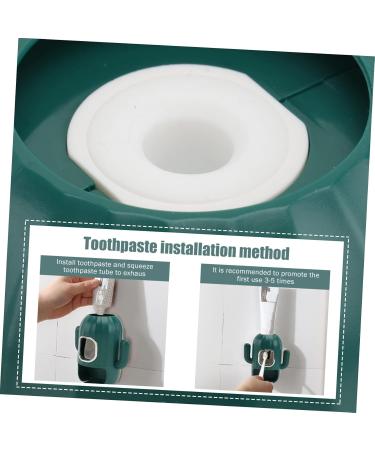 Alipis Automatic Toothpaste Dispenser & Toothbrush Holder - Wall-Mounted Toothpaste Press for Easy Squeezing - Ideal for Home & Travel - Buy Online on GoSupps.com