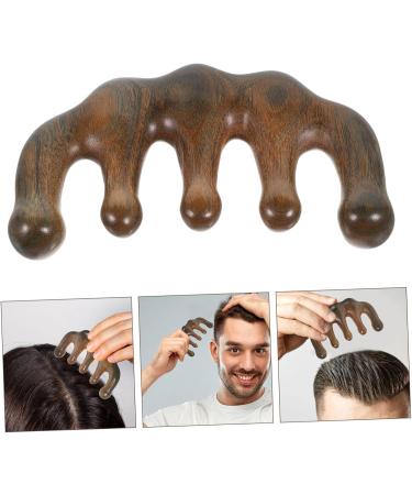 Moluckfu Sandalwood Comb Body Massager - Acupressure Massage Tool for Relaxation & Scalp Care - Buy Online on GoSupps.com