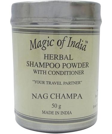 RSGM Magic Of India Herbal Nag Champa Shampoo Powder With Conditioner - 50g - Buy Online on GoSupps.com