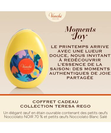 Venchi - Bo te en M tal en Forme d' uf 7 Petits ufs Assortis 77 Gr avec "Noisettes du Pi mont" Sans Gluten Collection Printemps Venchi Teresa Rego Id e Cadeau - Buy Online on GoSupps.com