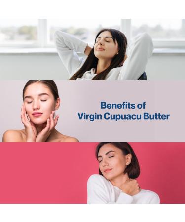 100% Pure Virgin Cupuacu Butter - Unrefined Moisturizing & Nourishing for Skin & Hair | 32 fl oz from Brazil | UH*ROH*MUH - Buy Online on GoSupps.com