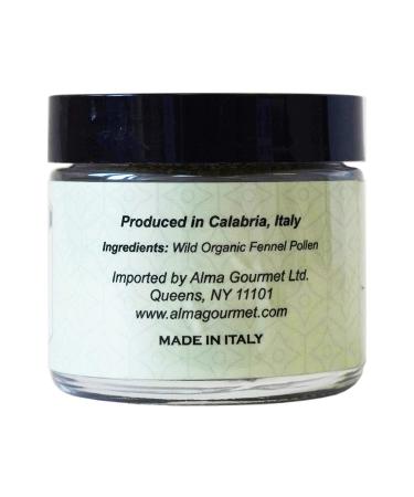 Alma Gourmet Italian Organic Fennel Pollen | 1 Ounce Glass Jar - Buy Online on GoSupps.com