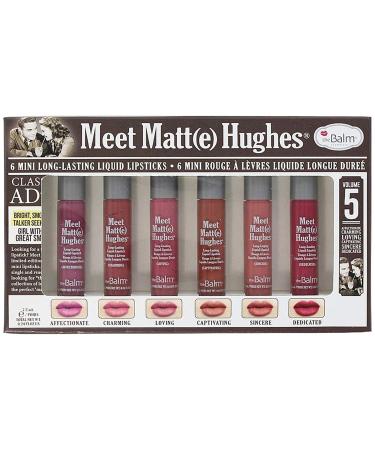 theBalm Meet Matt(e) Hughes Vol 5 Mini Long-Lasting Liquid Lipsticks 6 Count