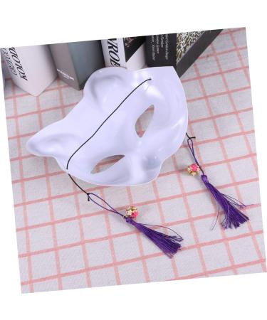 Vintorky Japanese Animal Masks - Cat & Fox Half Face Cosplay for Carnival & Halloween Decorations - Buy Online on GoSupps.com