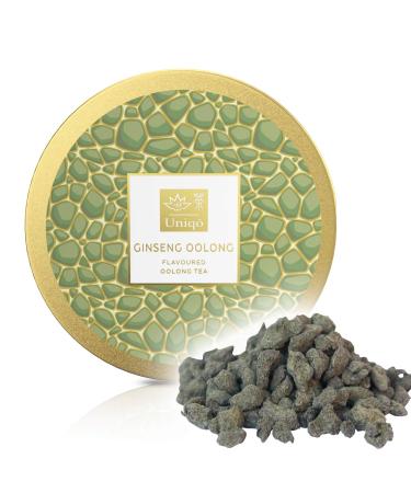 Buy Uniqo Ginseng Oolong Tea - Premium Loose Tea | Gluten-Free Vegan Naturally Flavored | Luxurious Gift Box - Buy Online on GoSupps.com