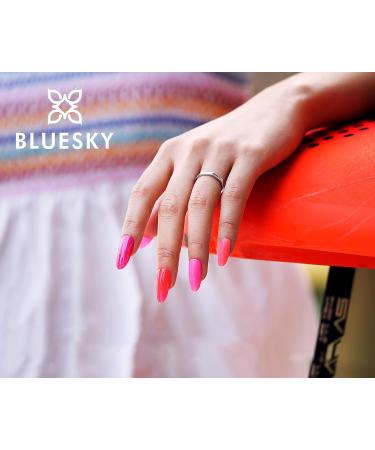 Bluesky Gel Nail Polish Tutti Fruitti 80506 Bright Hot Pink Pink Long Lasting Chip Resistant 10 ml (Requires Drying Under UV LED Lamp) - Buy Online on GoSupps.com