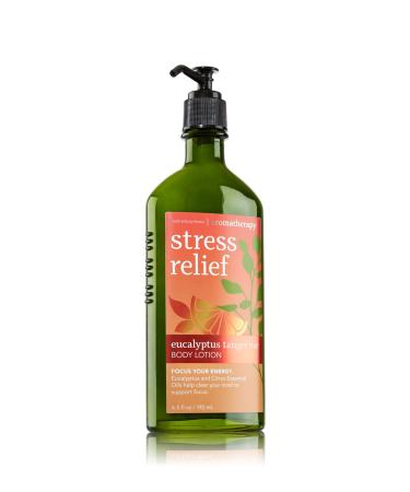 Bath & Body Works Aromatherapy Stress Relief Eucalyptus Tangerine Body Lotion 6.5 Oz.