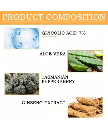 240ml Glycolic Acid 7% Toning Resurfacing Solution Hydrating Toning Solution Glycolic Sour 7% Toner Skincare Hyaluronic Acid Serum Hyaluronic Acid Serum For Face Face Serum For Women Serums Skincare - Buy Online on GoSupps.com