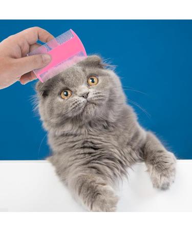 Buy Cobee Dog Flea & Lice Comb Set - 5 Piece Pet Care Kit with Tear Stain Remover & Fine Tooth Tools (4 Pink Combs) | International Shipping Available - Buy Online on GoSupps.com