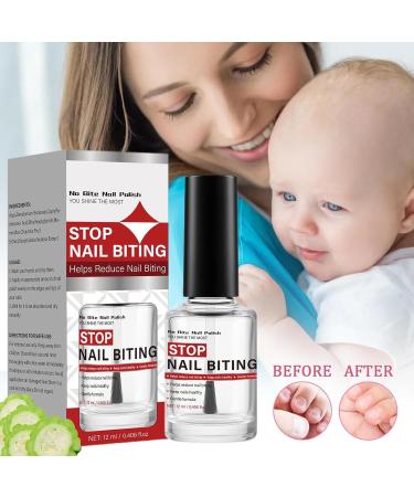  Shaersu Anti-bite nail polish 12 ml of natural taste with secure coating | prevention of the habit of biting nails | for nail care and growth and for the habit of nail - Buy Online on GoSupps.com