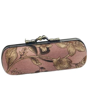 GSCLZ Handmade Fabric Lipstick Case to Protect Lipstick on the Go Antique Brass Organizer (Color-A)