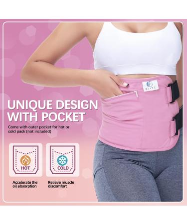 Reusable Bio-Ribinus Oil Pack Wrap for Liver - Soft Cotton Pink Compress Anti-Oil Leak Less Disorder - Shop Internationally - Buy Online on GoSupps.com