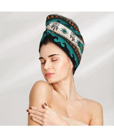 Buy Horse Stripes Coral Velvet Dry Hair Cap - Unisex Wet Towel Wrap for Bathroom Pool Beach - Ideal Hair Care Accessory - Buy Online on GoSupps.com