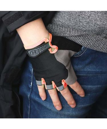 BCBF Children s Bicycle Gloves | Padded Fingerless Sports Riding Gloves for Ages 5-12 - Buy Online on GoSupps.com