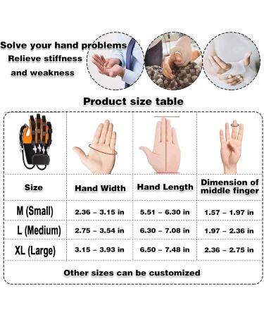 Rehabilitation Robot Gloves Finger Orthosis Stroke Hemiplegia Finger Training Device Finger Orthosis for Long-Term Relief of Hand Dysfunction(Size:XL Color:Left) X-Large Left - Buy Online on GoSupps.com