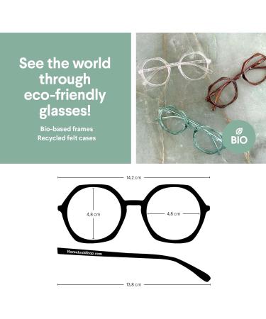 High-Quality Edgy Reading Glasses for Men & Women - Lightweight Flexible Design - Danish Style - Available in Multiple Strengths (1.5 Dioptria) - Buy Online on GoSupps.com