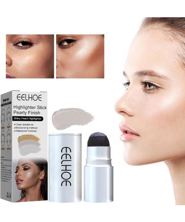 Highlighter Stick High Gloss Shimmer Makeup Sticks - Waterproof luminizer Crystal High Gloss Shimmer Cream Powder Highlighter Shaping Trimming Moonstone Highlights - Buy Online on GoSupps.com