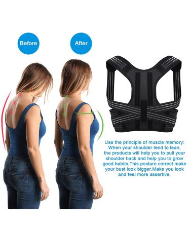 Back Corrector Posture Corrector Shoulder Pads Shoulder Support Straps for Unisex Braces and Support Straps Shoulder Posture Outlet Health and Relaxation (Size : M) Handmade Full moon lofty ambition - Buy Online on GoSupps.com
