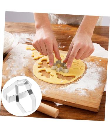 Milisten 10 Pcs Biscuit Mold Mini Cake Molds Chocolate Mold Dessert Baking Mold Cakesicles Mold Mini Cookies Metal Fondant Frame Jelly Moulds Stainless Steel Cake Candy 7.5X4.2X2.4CMx2pcs Silverx2pcs - Buy Online on GoSupps.com
