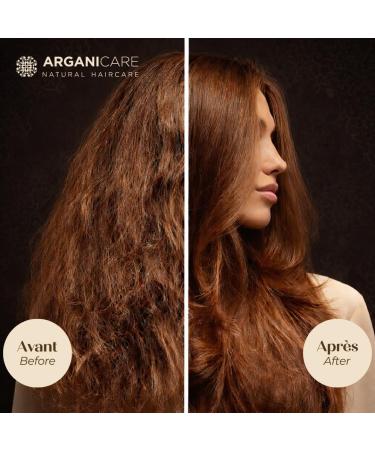 ARGANICARE | Gamme Ricin | Apr s-shampoing reconstructeur Ricin | Favorise la Croissance & Stimule la pousse | Tous types de cheveux | Lot de 2x400 ml Gamme Ricin Tous types de cheveux - Buy Online on GoSupps.com