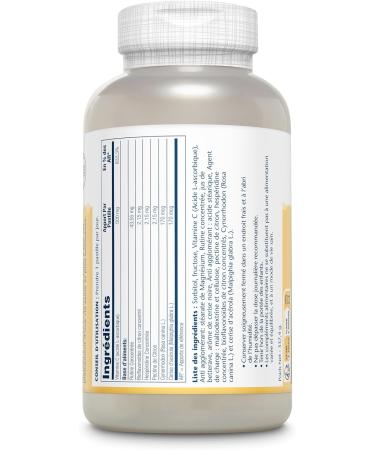 Solaray Vitamine C 500mg | 100 Pastilles croquer ar me cerise noire | nergie et antioxydant |1 flacon de 100 pastilles - Buy Online on GoSupps.com