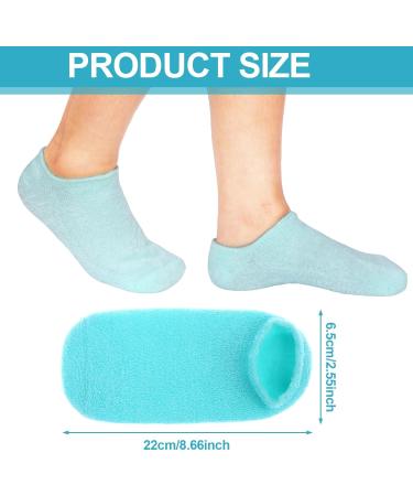 4 Pairs Moisturizing Spa Socks Aloe Socks Gel Sleeping Fuzzy Socks Lotion Feet Infused Socks Foot Care Heel Spa Socks for Women Men Repairing Softening Dry Feet Cracked Heels - Buy Online on GoSupps.com
