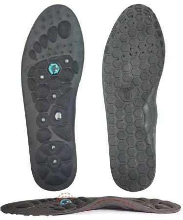 Acupressure Insoles Magnetic Acupressure Insoles Orthopedic Insoles for Men and Women (1 Pair M(8-10)) 1 Pair M(8-10)