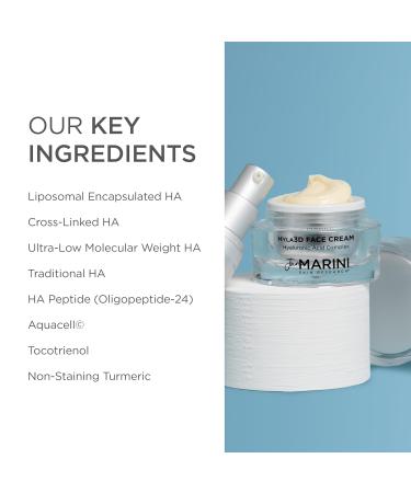 Jan Marini Skin Research Hyla3D Face Cream - Hyaluronic Acid Complex - 1 Oz | Best Hydrating Skincare for All Skin Types - Buy Online on GoSupps.com