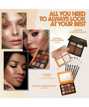 Nude Bronze Neutral Eyeshadow Palette - 12 Highly Pigmented Shimmer Matte Colors for Professional Makeup Looks - Travel Size Palette - Buy Online on GoSupps.com