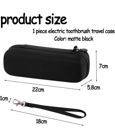 Atbuss Travel Case for Electric Toothbrushes - Portable Protective Cover with Stand (Matt Black) - Buy Online on GoSupps.com