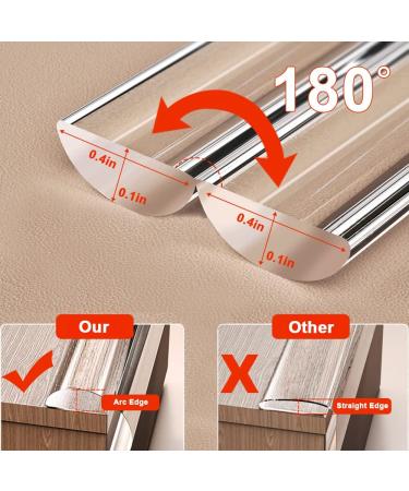 Baby Proofing  10ft(3M) Edge Protector Strip Clear  Soft Corner Protectors for Kids Safety with Upgraded Pre-Taped Strong Adhesive for Table  Cabinet  Drawer (4 Corners) 0.40.4in width(9.84ft length) - Buy Online on GoSupps.com