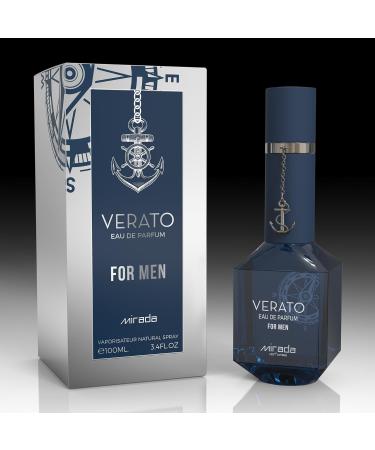 MIRADA Verato Man Men's Eau de Parfum (EDP) 3.4 FL. Oz (100ml) Men s Perfume with Notes of Lemon Lime Bergamot Star Anise Olive Blossom Guaiac Wood Leather Tobacco Vanilla Tonka Bean - Buy Online on GoSupps.com
