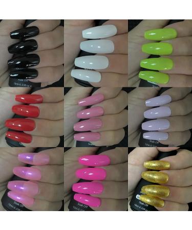 Magic Armor 600-Piece French Nail Tips | Press-On Ballerina Nails with Glue | 12 Sizes Half Cover | DIY Nail Studio Kit - Buy Online on GoSupps.com