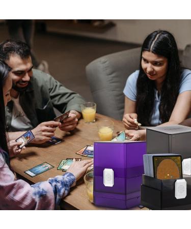 Sooez 4 Pack MTG Deck Card Box Holder Boulder 100+ with Dice Storage - Translucent Deck Case for Magic/Pokemon/YuGiOh/Commander/TCG Cards - Buy Online on GoSupps.com