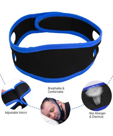 RZMZBY 2PC Anti Snoring Chin Straps | Effective Snoring Solution for Men & Women | Snore Relief & Reduction - Buy Online on GoSupps.com