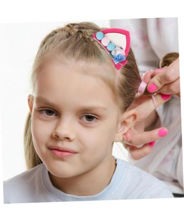 Toyvian 4 Pairs Barrettes Cat Ears Hair Clips for Hair Barrette Hair Accessories Hair Barrette Animal Ears Barrette Three-dimensional Cloth - Buy Online on GoSupps.com