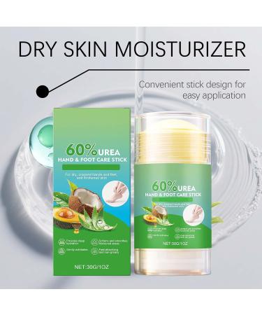  WRANBAO Foot Cream with 60% Urea Relieves Dry and Cracked Heels Aloe Vera Stick Deeply Moisturizes Gently Exfoliates Portable Moisturizing Stick for Cracked Heels and Dry Skin (3PCS) - Buy Online on GoSupps.com