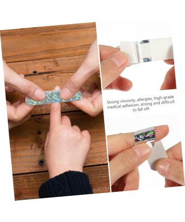 Didiseaon 20pcs Extra Large Cartoon Bandages - Glitter Plasters for Girls | Bulk First Aid Supplies for Lovely Travel - Buy Online on GoSupps.com